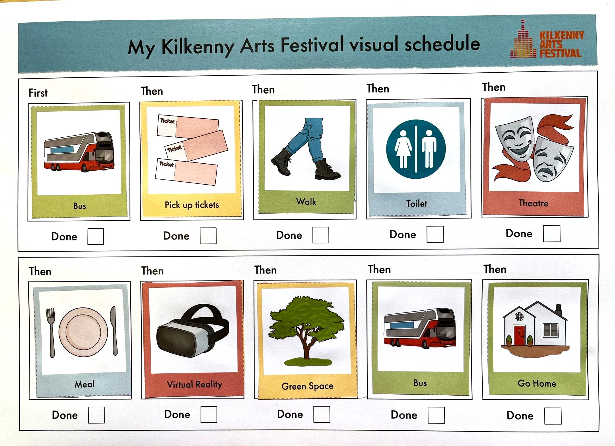 KAF Visual Schedule