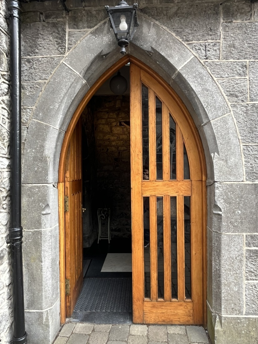 Black Abbey Door