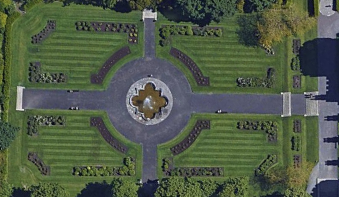 Rose Garden Aerial