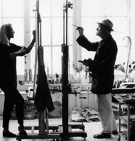 No 4 Porthemeor Studios, St Ives, Cornwall 1988. 
Photo: Cornel Lucas