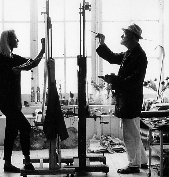 No 4 Porthemeor Studios, St Ives, Cornwall, 1988. Photo: Cornel Lucas